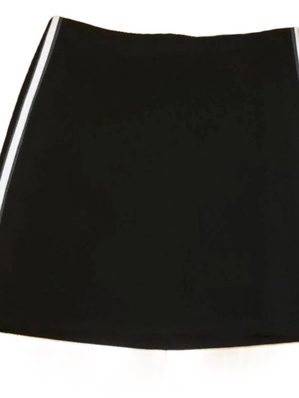 NWT Banana Republic Black Skirt with Side Stripes Size 0
